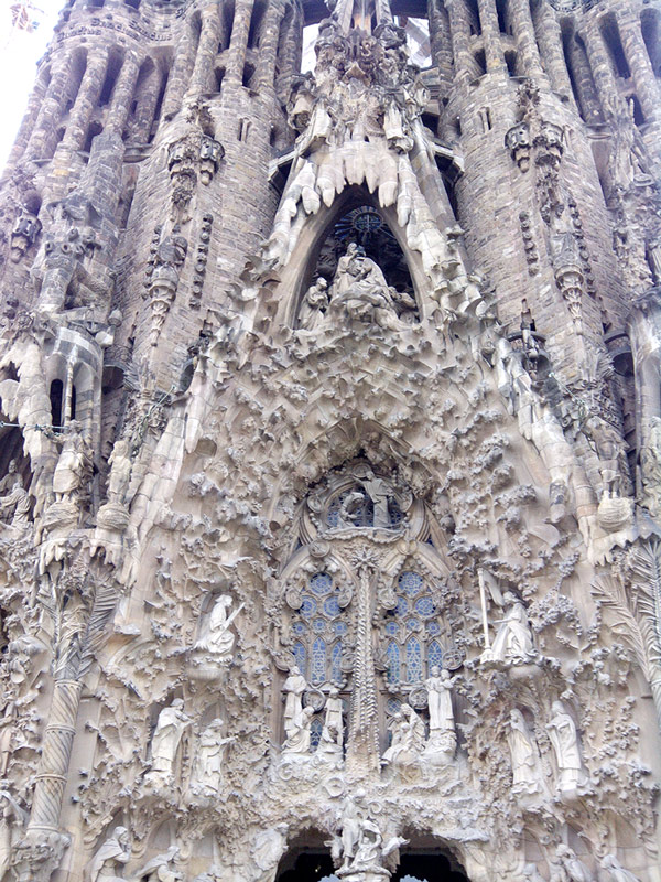 Fachada Sagrada Família de Gaudi