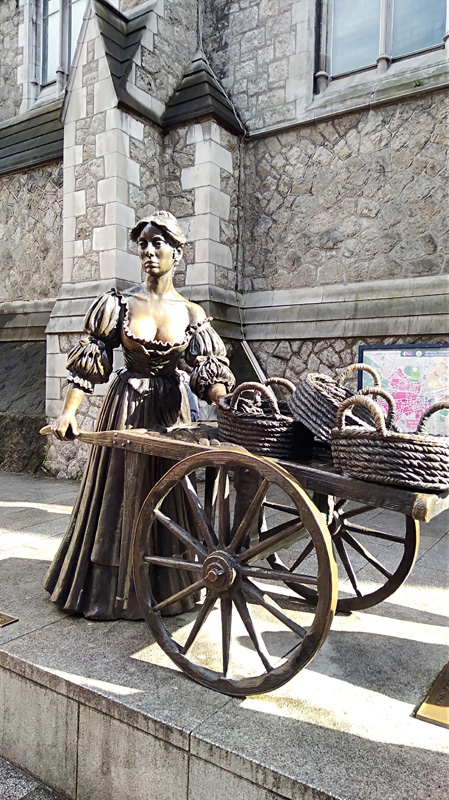Molly Malone, figura típica de Dublin